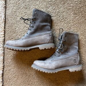 Timberland Brown Lace-Up Boots